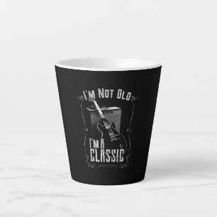 I’m Not Old I’m A Classic Guitar Design Latte Mug