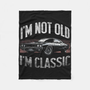 I&#; m Not Old I&#; m Clic Funny Mens Christmas Gi Fleece Blanket