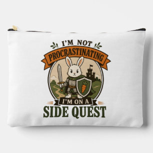 I’m Not Procrastinating Side Quest Rabbit Knight Accessory Pouch