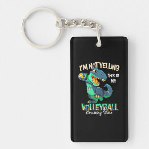 I m Not Yelling This Is My Volleyball Coach Voice Key Ring