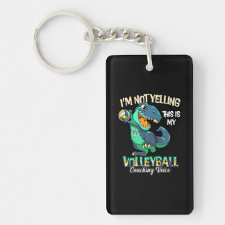 I m Not Yelling This Is My Volleyball Coach Voice Key Ring