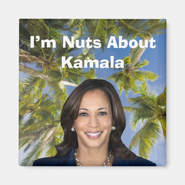 I’m Nuts About Kamala Magnet (Front)