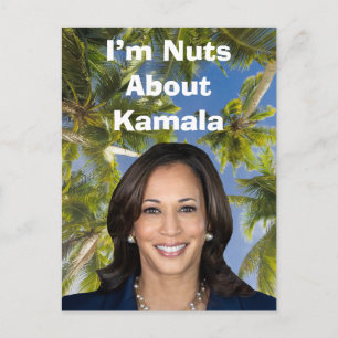 I’m Nuts About Kamala Postcard