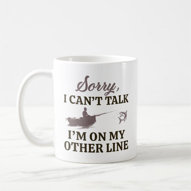 I’m On My Other Line Coffee Mug (Left)