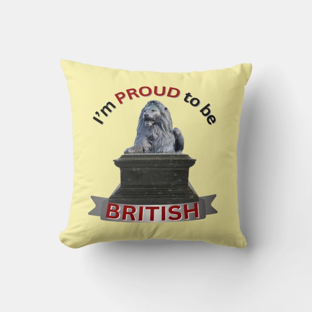 I’m Proud to be British Cushion (Front)