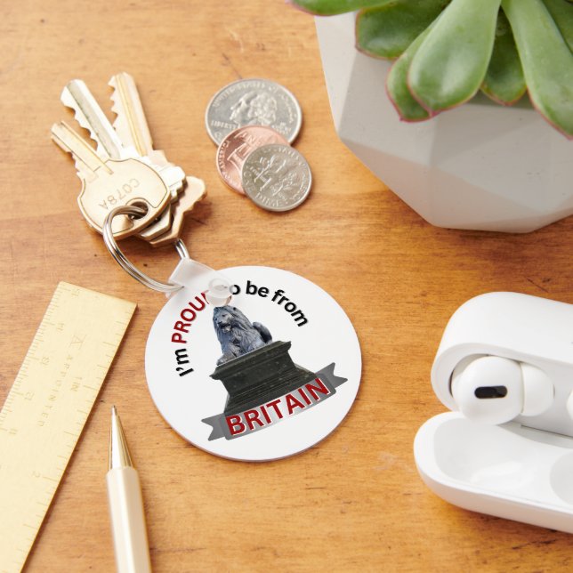 I’m Proud to be British Key Ring (Desk)