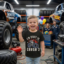 I’m Ready to Crush 3 Monster Truck Birthday