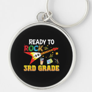 I’m Ready To Rock 3rd Grade Third Back To School G Key Ring
