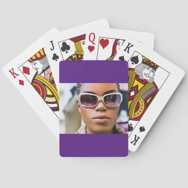 I’m real beautiful playing cards (Back)
