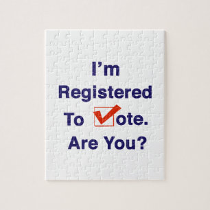 I’m Registered to Vote 2026 Jigsaw Puzzle