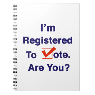 I’m Registered to Vote 2026 Notebook