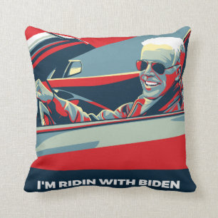 I’M RIDIN WITH BIDEN CUSHION
