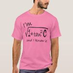 I’m sec C and I know it! T-Shirt<br><div class="desc">Don't be Sorry For Party Rocking this math swag. You got passion for math. And I ain't afraid to show it. You're sec C and you know it!</div>