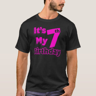 I´m seven years old and it´s my 7th Birthday  5 T-Shirt