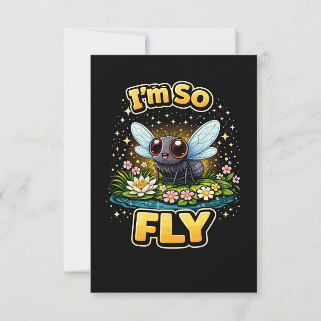 I’m So Fly Thank You Card (Front)