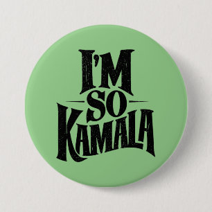 I’m so Kamala Brat Green Meme 7.5 Cm Round Badge