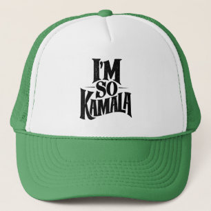 I’m so Kamala Brat Green Meme  Trucker Hat
