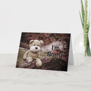 I’m Sorry Please Forgive Me Card