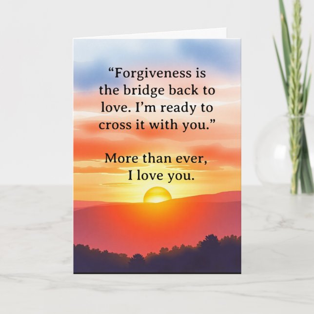I’m Sorry Relationship Card (Front)