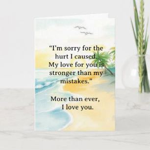 I’m Sorry Relationship Card