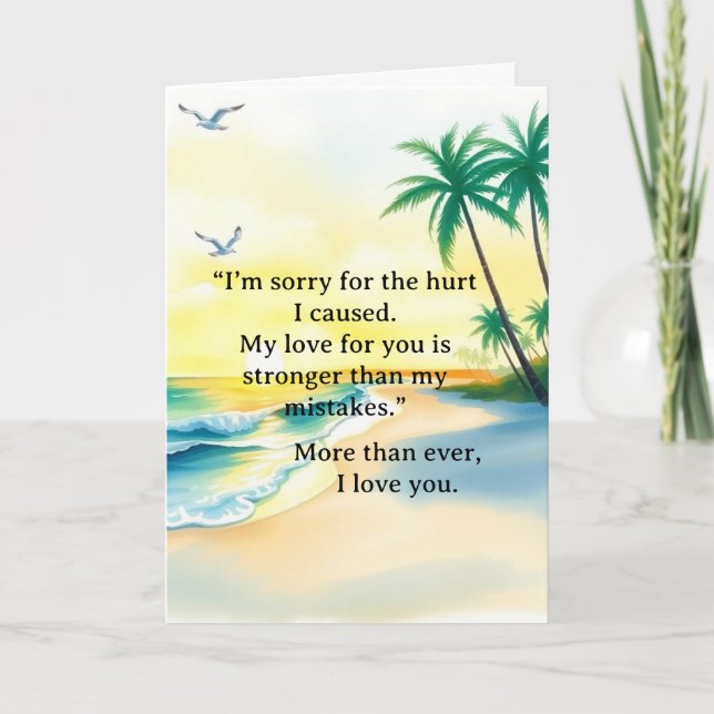 I’m Sorry Relationship Card (Front)