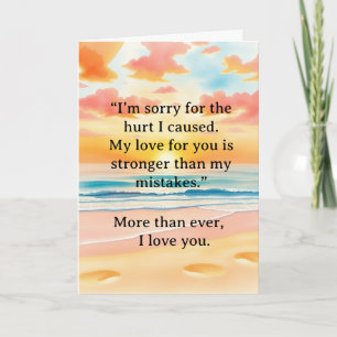 I’m Sorry Relationship Card
