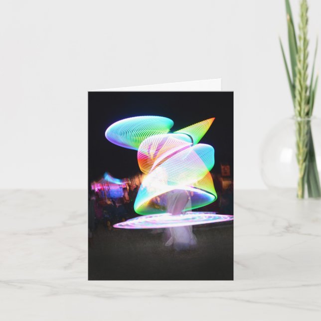 I’m spinning out of control greeting card (Front)