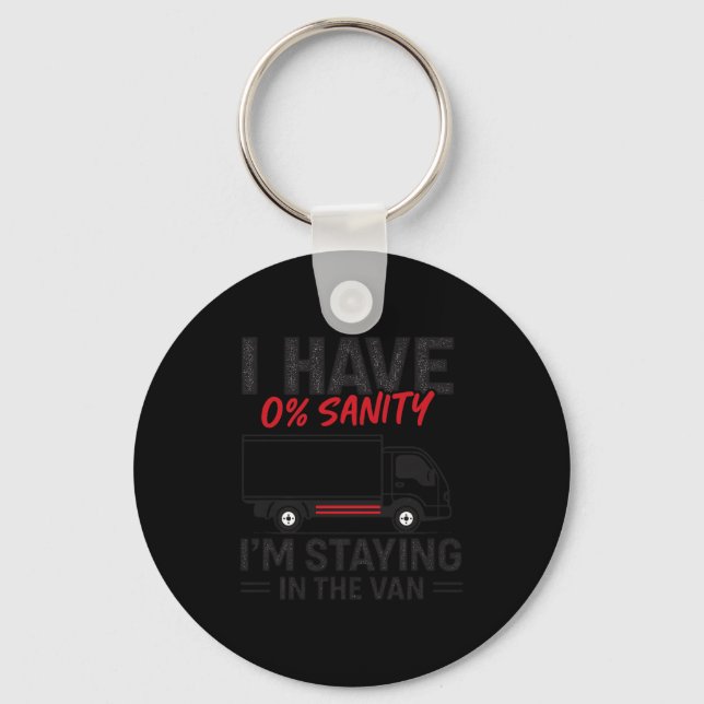 I’m Staying In The Van Funny Phasmophobia Gamer Me Key Ring (Front)