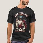 I_m Telling Dad Shirt Funny Religious Christian Je<br><div class="desc">Express your faith with this Christian themed tshirt. it’s perfect for showing your devotion and love for Christianity. Ideal for church services, faith based events This Christian tshirt makes a meaningful gift for anyone who embraces their faith. A powerfulway to share your beliefs and spread positivity while showcasing your spiritual...</div>
