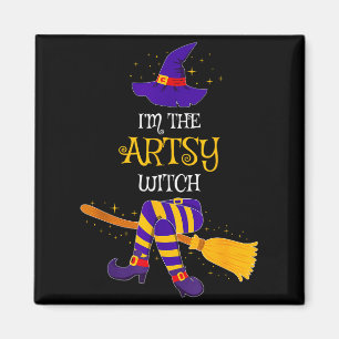 I’m The Artsy Witch Family Matching Costume Hallow Magnet