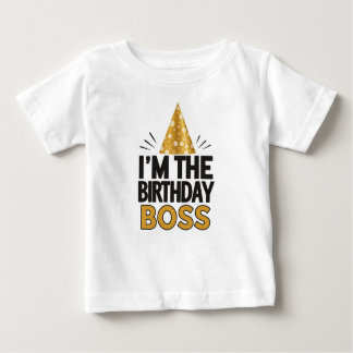 "I’m the Birthday Boss" – Baby T-shirt