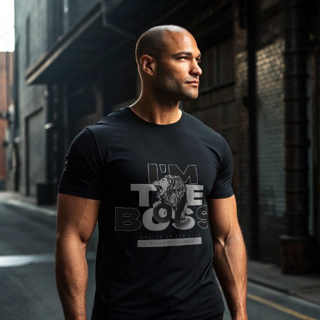 I’m The Boss Lion TShirt | Alpha Savage Motivation (Creator Uploaded)
