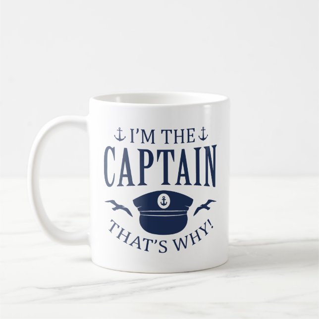 I’m The Captain Coffee Mug (Left)
