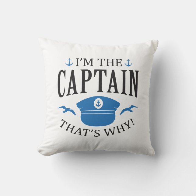 I’m The Captain Cushion (Front)