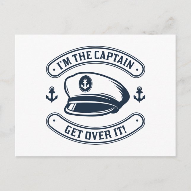 I’m The Captain Postcard (Front)