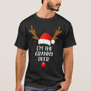 I M The Granny Deer Matching Family Group Fun Chri T-Shirt