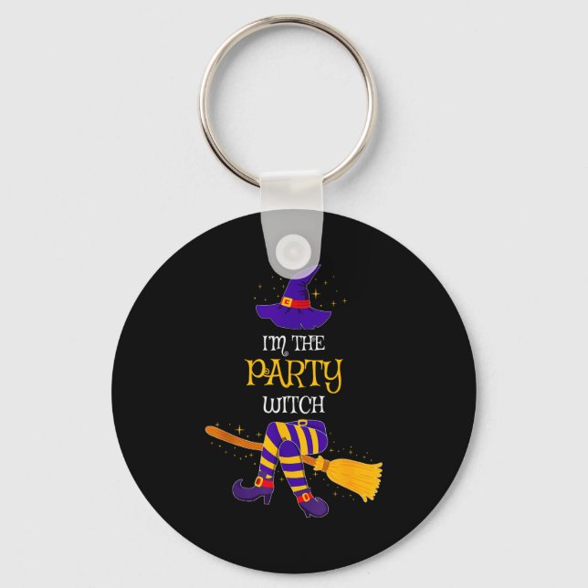 I’m The Party Witch Family Matching Costume Hallow Key Ring (Front)