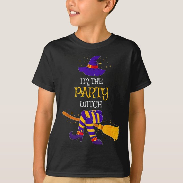 I’m The Party Witch Family Matching Costume Hallow T-Shirt (Front)
