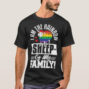 I m The Rainbow Sheep Of My Family Gif Gay Pride L T-Shirt