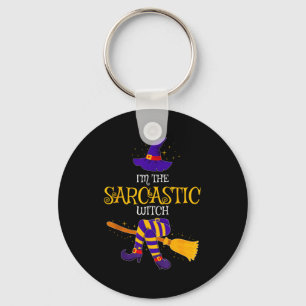 I’m The Sarcastic Witch Family Matching Costume Ha Key Ring
