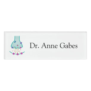 I’m Thinking Neuron Synapse Name Tag