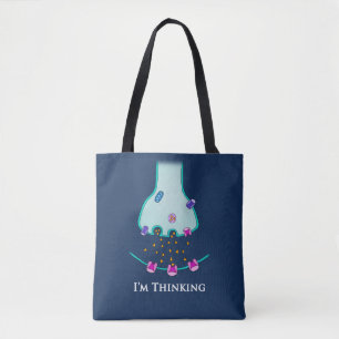 I’m Thinking Neuron Synapse Tote Bag