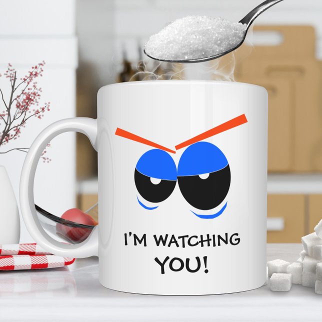 I’m Watching You with Beady Eyes Coffee Mug (Creator Uploaded)