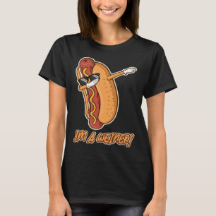 I m Wiener  Dabbing Sunglasses Hotdog Food  Humor T-Shirt