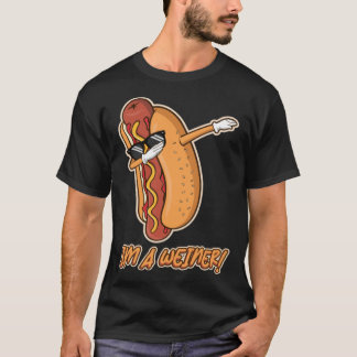 I m Wiener  Dabbing Sunglasses Hotdog Food  Humor T-Shirt
