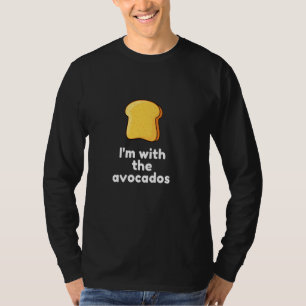 I M With The Avocados Funny Easy Lazy Halloween Co T-Shirt