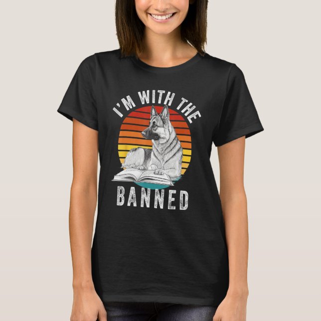 I m With The Banned  Read Banned Books  BookWorm 2 T-Shirt (Front)