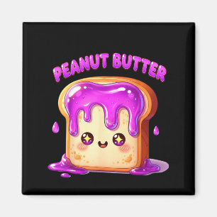 I’m With The Peanut Butter Funny Matching Couple C Magnet
