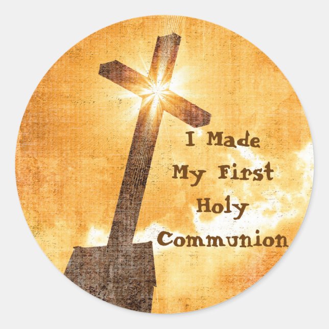 I Made My First Holy Communion Stickers (Front)
