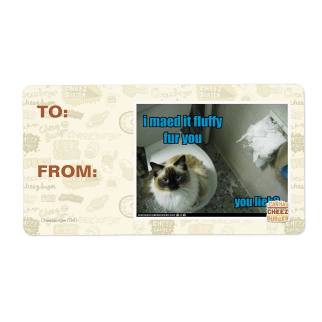 I maed it fluffy fur you (Front)